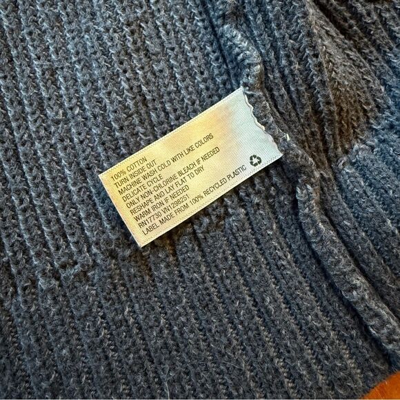 Universal Thread Blue Crochet Knit Long Cardigan Sweater Women’s Size S - Picture 4 of 5